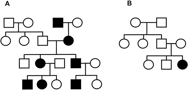 In Pedigree Charts Autosomal Dominant Disorders Typically